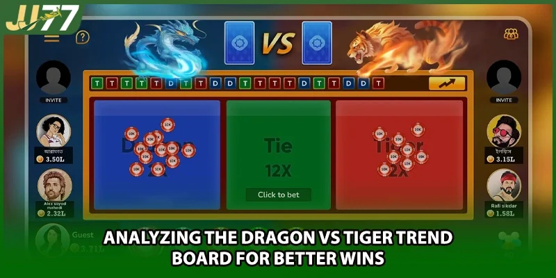 Analyzing the dragon vs tiger trend board for better wins