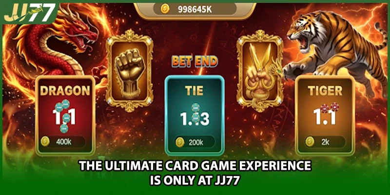 The ultimate card game experience is only at JJ77