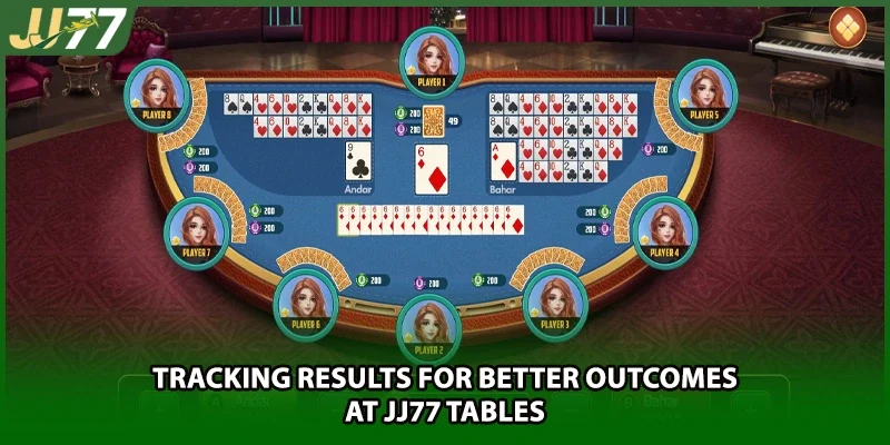 Tracking results for better outcomes at JJ77 tables