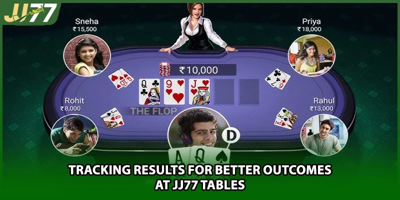 Tracking results for better outcomes at JJ77 tables